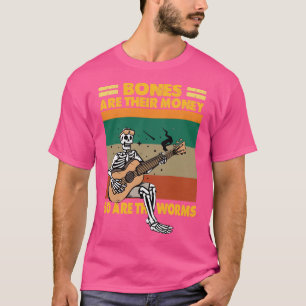 Botten zijn hun geld, evenals de wormen gitarist H T-shirt