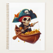 Bottenboekanier � Grappige Piraat Schedel Planner (Voorkant)