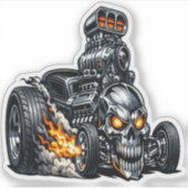 Bottenbreker Hot Rod Sticker (Voorkant)
