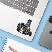 Bottenbreker Hot Rod Sticker (Laptop met iPhone)