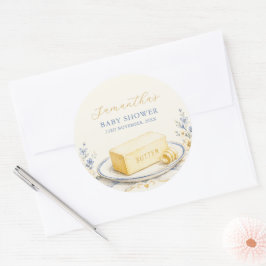 Botter Baby Borrel Elegant Ronde Sticker