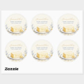 Botter Baby Borrel Elegant Ronde Sticker (Vel)