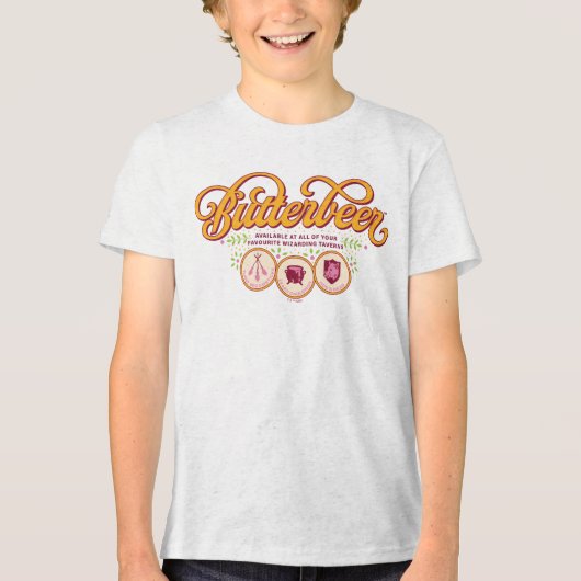 BOTTERBIER™ Beschikbaar in tovertavernes Tri-Blend Shirt (Voorkant)