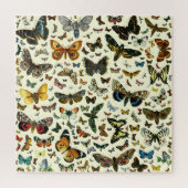 Botterfly collage - scores voor vlinders en moten legpuzzel (Verticaal)