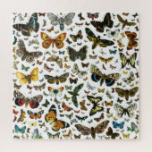Botterfly collage - scores voor vlinders en moten legpuzzel (Verticaal)