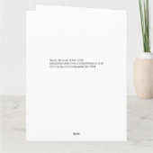 Botticelli (1445-1510) Madonna en kind op de troon Bedankkaart (Achterkant)