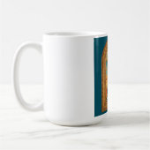 Botticelli (1445-1510) Madonna en kind op de troon Koffiemok (Links)