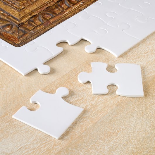 Botticelli (1445-1510) Madonna en kind op de troon Legpuzzel (Zijkant)