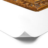 Botticelli (1445-1510) Madonna en kind op de troon Poster (Hoek)