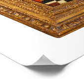 Botticelli (1445-1510) Madonna en kind op de troon Poster (Hoek)