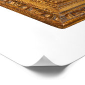 Botticelli (1445-1510) Madonna en kind op de troon Poster (Hoek)