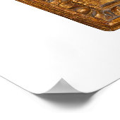 Botticelli (1445-1510) Madonna en kind op de troon Poster (Hoek)