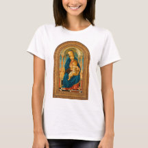 Botticelli (1445-1510) Madonna en kind op de troon