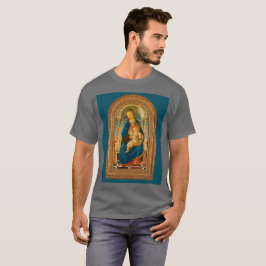 Botticelli (1445-1510) Madonna en kind op de troon T-shirt
