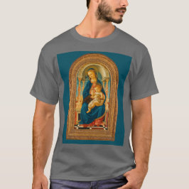 Botticelli (1445-1510) Madonna en kind op de troon T-shirt