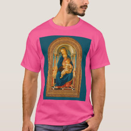 Botticelli (1445-1510) Madonna en kind op de troon T-shirt