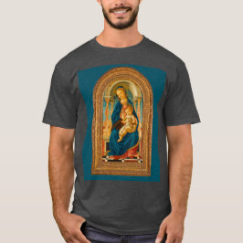 Botticelli (1445-1510) Madonna en kind op de troon T-shirt