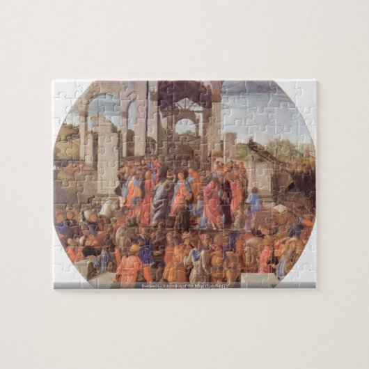 Botticelli - Adoration of the Magi (Londen) [2 puz Legpuzzel (Horizontaal)
