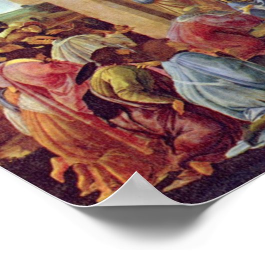 Botticelli-Adoration of the Magi (Washington) Poster (Hoek)