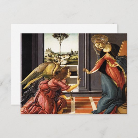 Botticelli Annunciation Briefkaart (Voorkant / Achterkant)