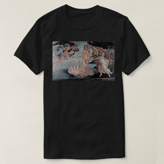 Botticelli Birth of Venus 6 T-shirt (Design voorkant)