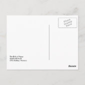 Botticelli Birth of Venus Briefkaart (Achterkant)