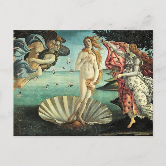 Botticelli - Birth of Venus Briefkaart (Voorkant)