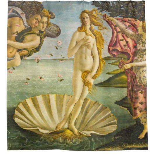 Botticelli Birth of Venus Douchegordijn (Voorkant)