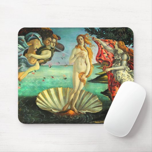 Botticelli Birth of Venus Muismat (Met muis)