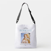 Botticelli Birth of Venus Painting and Painter Bio Crossbody Tas (Achterkant)
