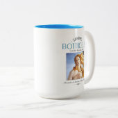 Botticelli Birth of Venus Painting and Painter Bio Tweekleurige Koffiemok (Voorkant rechts)