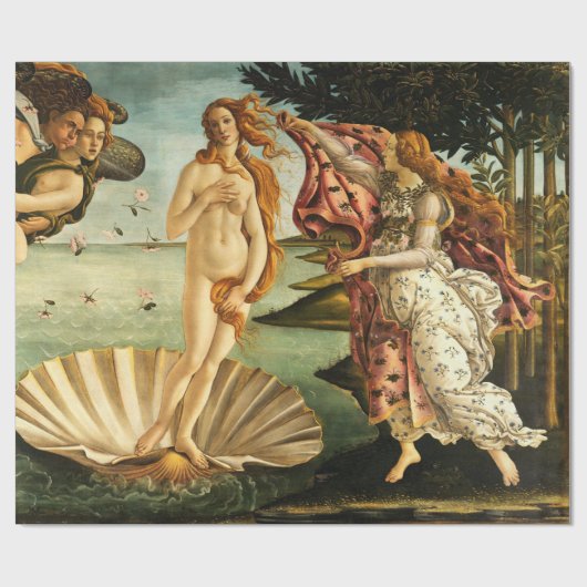Botticelli Birth of Venus Renaissance  Art Cadeaupapier (Vlak)