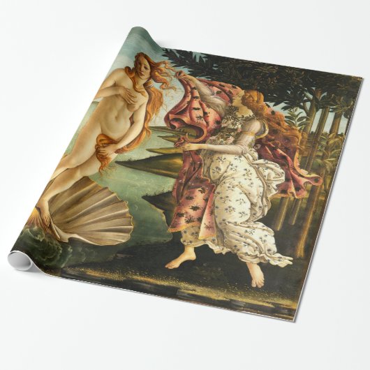 Botticelli Birth of Venus Renaissance  Art Cadeaupapier (Uitgerold)