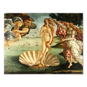 Botticelli Birth of Venus Renaissance Art Foto Afdruk