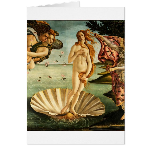 Botticelli Birth of Venus Renaissance Art Painting (Voorkant)