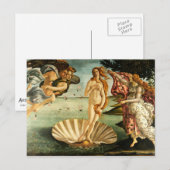 Botticelli Birth of Venus Renaissance Art Painting Briefkaart (Voorkant / Achterkant)