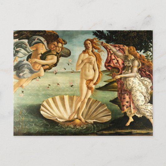 Botticelli Birth of Venus Renaissance Art Painting Briefkaart (Voorkant)