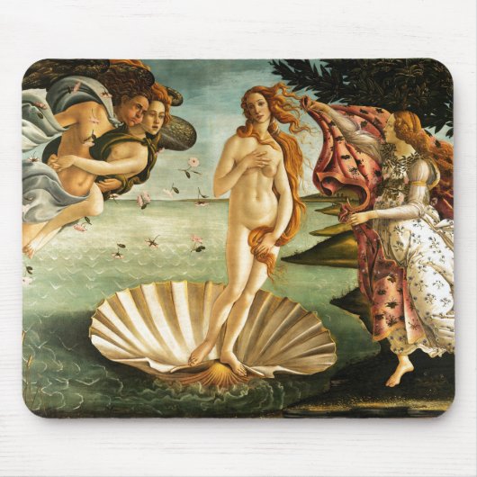 Botticelli Birth of Venus Renaissance Art Painting Muismat (Voorkant)