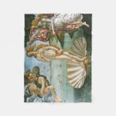 Botticelli Birth of Venus Renaissance Fine Art Fleece Deken (Voorkant)