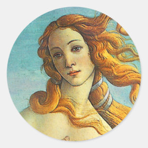 Botticelli Birth of Venus Ronde Sticker