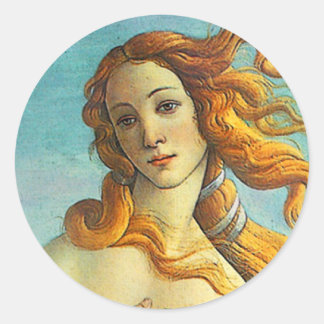 Botticelli Birth of Venus Ronde Sticker