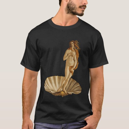 Botticelli Birth of Venus T-shirt (Voorkant)