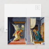 Botticelli De aankondiging Briefkaart (Voorkant / Achterkant)