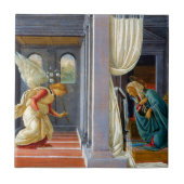 Botticelli De aankondiging Tegeltje (Voorkant)
