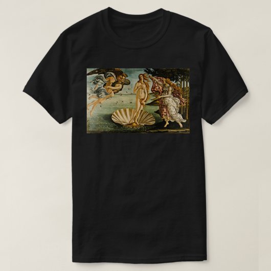 Botticelli De geboorte van Venus 1483 1485 T-shirt (Design voorkant)