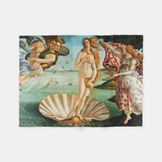 BOTTICELLI - De geboorte van Venus 1483 Fleece Deken
