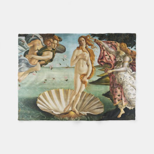 BOTTICELLI - De geboorte van Venus 1483 Fleece Deken (Voorkant (Horizontaal))