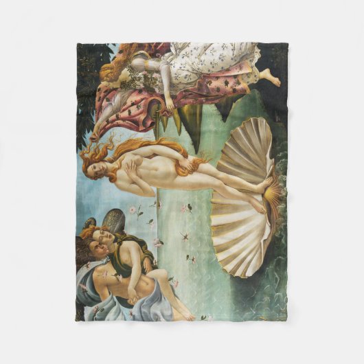 BOTTICELLI - De geboorte van Venus 1483 Fleece Deken (Voorkant)
