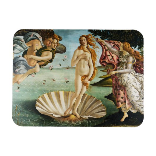 BOTTICELLI - De geboorte van Venus 1483 Magneet (Horizontaal)