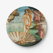 BOTTICELLI - De geboorte van Venus 1483 Papieren Bordje (Voorkant)